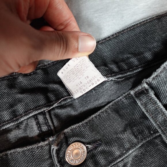 Vintage Levis 505 Regular Straight Leg Jeans Mens 34x28 (Tagged 38x32) Faded - Picture 11 of 16